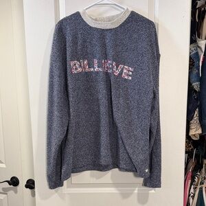 Blue Believe Sweater